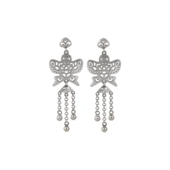 JINLUWANG S925 Silver Earrings Women's