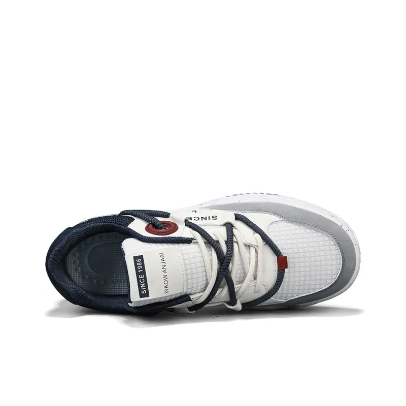 JANECO Anti Slip Wear Resistant Low Top Skateboard Shoes Men's-18