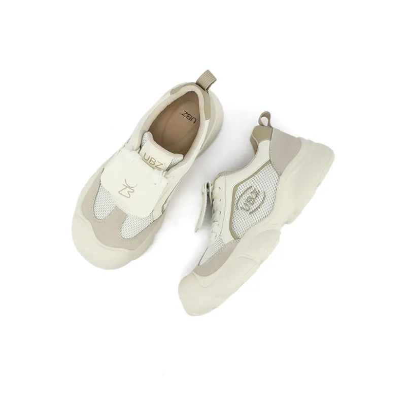 UBZ Height Increasing Low Top Chunky Sneakers Women's-2