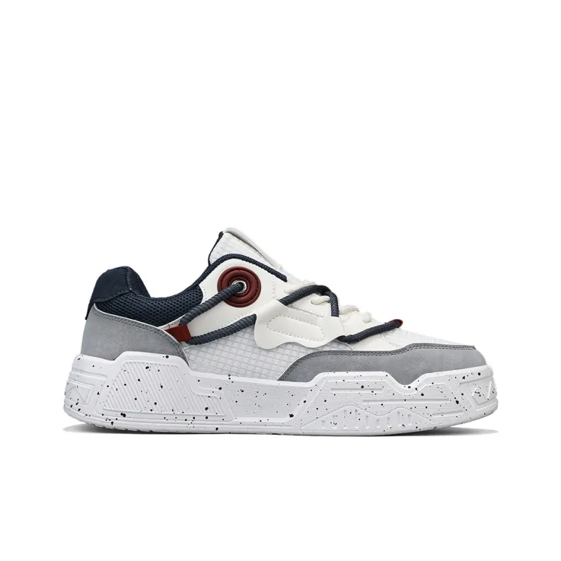 JANECO Anti Slip Wear Resistant Low Top Skateboard Shoes Men's-15