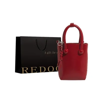 REDOO PU One Shoulder Handbags Women's Red/Black/Brown/White