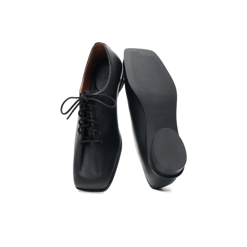 HOVANKI Low-Top Casual Shoes Unisex Black-4