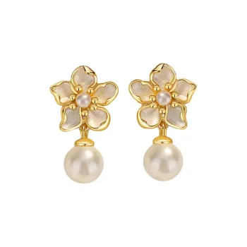 YINGNIXINDONG 925 Sterling Silver Stud Earrings Women's