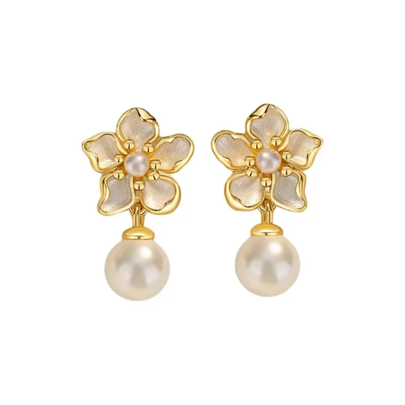 YINGNIXINDONG 925 Sterling Silver Stud Earrings Women's-0
