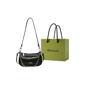 Bansusu PU Portable Crossbody Bag, Shoulder Bag Women's White/Rose Gold/Silver/Brown/Black