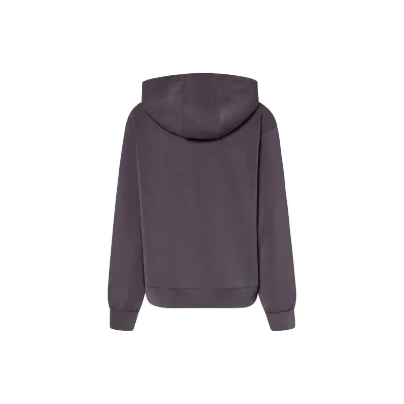 Oakley Radiant Peach Fleece Hoodie Sweatshirt Women's Purple-1