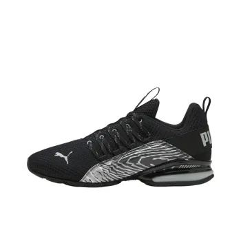 PUMA Axelion Anti Slip Wear Resistant Low Top Running Shoes Men's Black