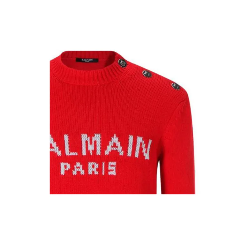 BALMAIN Sweaters Men Red-2