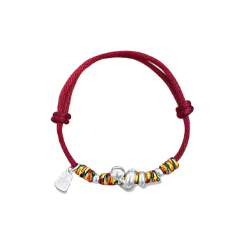 7℃ 999 Fine Silver Bracelets Unisex