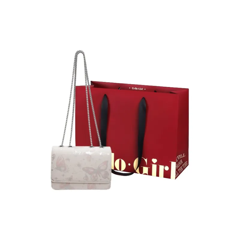 GOX PU Shoulder Bag Regular Women's Silver/Black/Pink-29