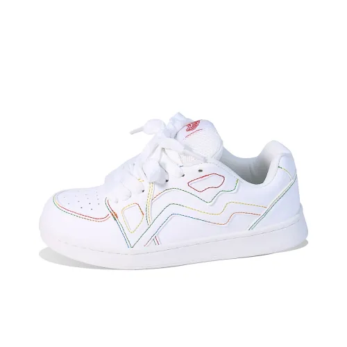 BPLB Slip-Resistant Low-Top Skateboard Shoes Unisex Dazzling Color