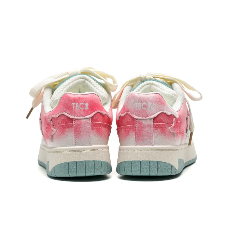 Teddy Bear Collection Coverage Slip Resistant And Abrasion Resistant Low Top Skateboard Shoes Women's-11