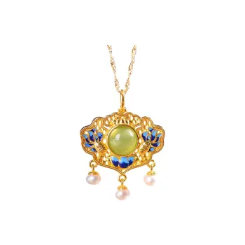 Jade Ink Love Chinese Fashion Trend Vintage Elegance Jasper Unisex