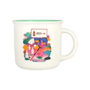 VICTOR Badminton Souvenirs White Ceramic Unisex