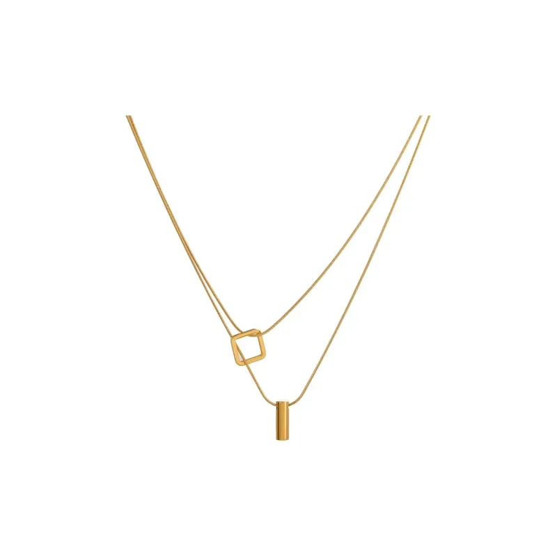 Moon Jewelry Alloy Necklaces Unisex-0