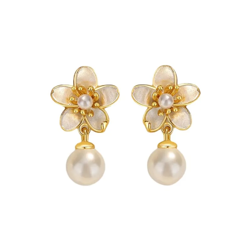 YINGNIXINDONG 925 Sterling Silver Stud Earrings Women's-8