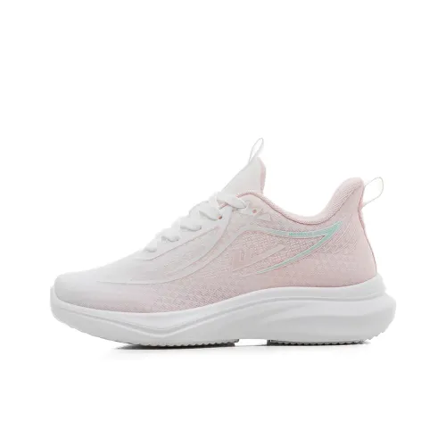 Warrior Breathable Rebound Wear Resistant Low Top Casual Training Long Distance Running Running Shoes Women's Pink