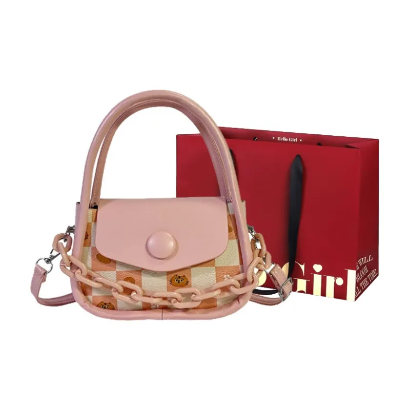 GOX PU One Shoulder Handbag Regular Women's Ecru/Black/Purple/Coffee/Green/Pink-15