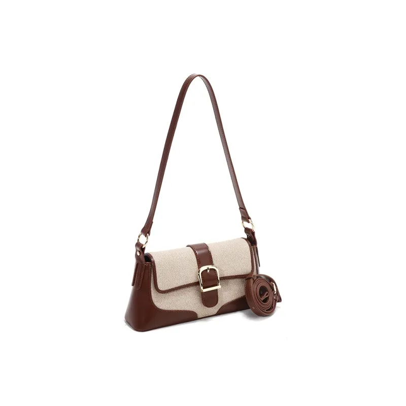 Carit&Koty Polyurethane Shoulder Bag Women's Apricot Brown-3