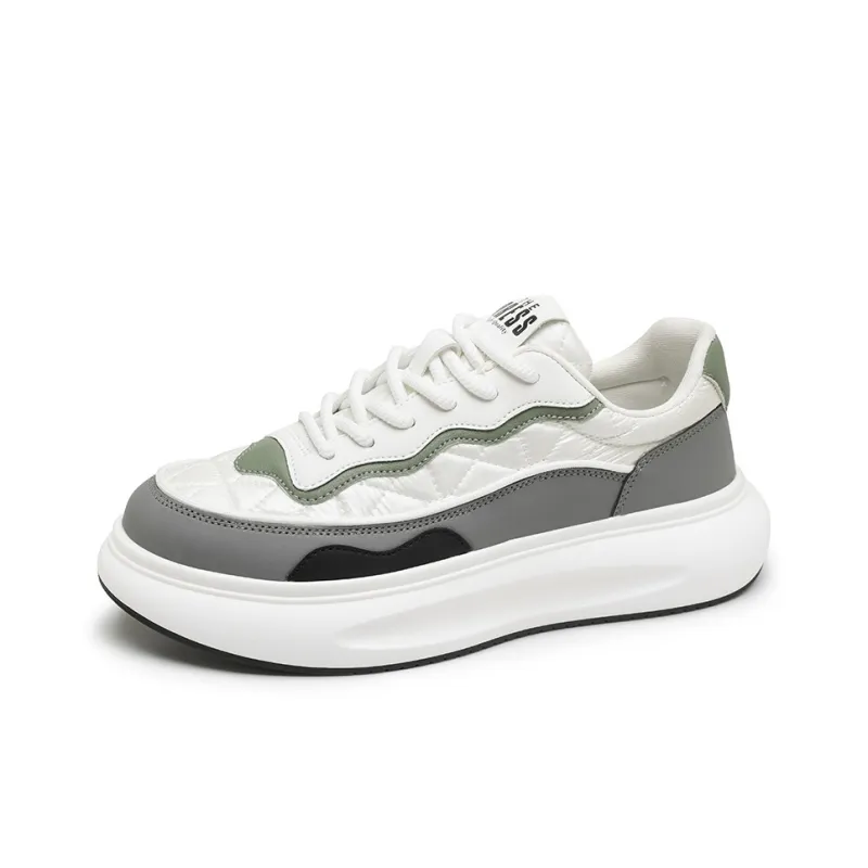 SENGUIBUCK Breathable Height Increasing Low Top Casual Shoes Men's-4