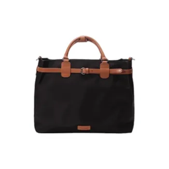 BEMIX PETS Nylon Fabric Tote Handbag Tubas Women's Black & Brown