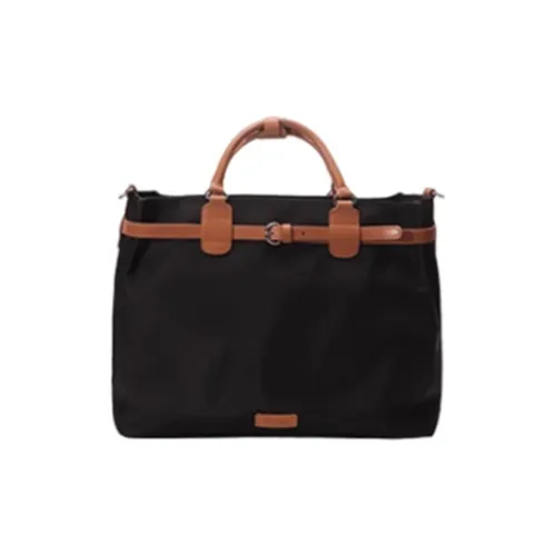 BEMIX PETS Nylon Fabric Tote Handbag Tubas Women's Black & Brown
