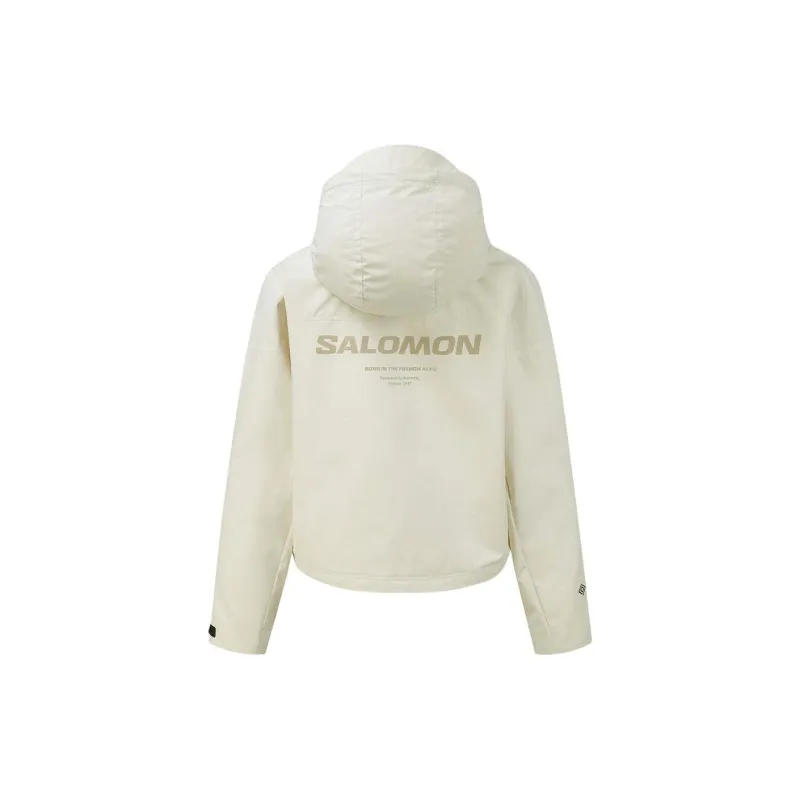 SALOMON Slate Jackets Coats Women's White-2