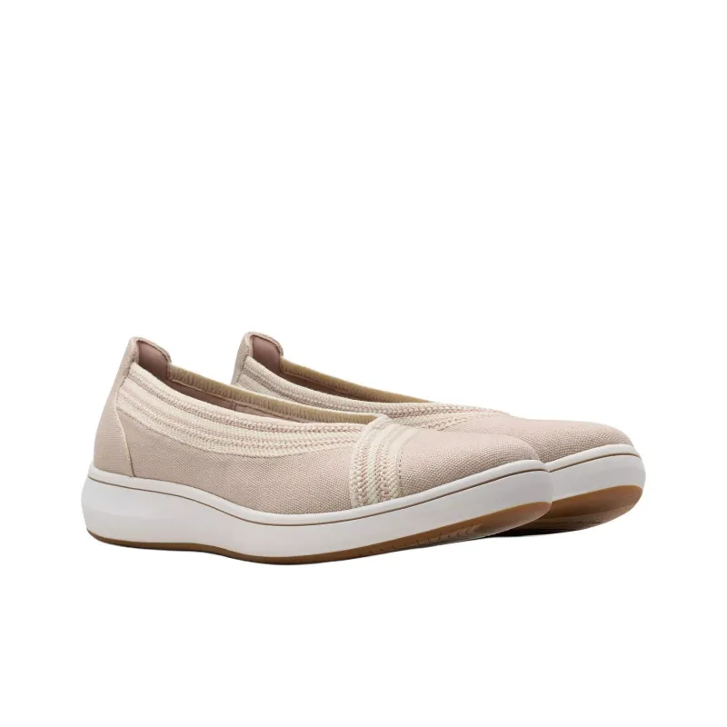 Clarks Breeze Sky Air Casual Single Shoes 4cm Women's Sand-2