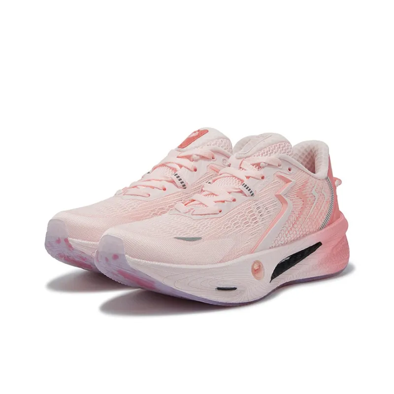 361° Speed Boost Float 2.0 Running Shoes Women's Low Top Heart Pink/Neon Light Coral-2