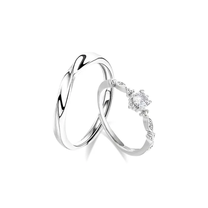 VEZA Sterling Silver Rings Unisex-13