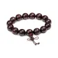 15MM Fortune Bead Bloodwood Beaded Bracelet