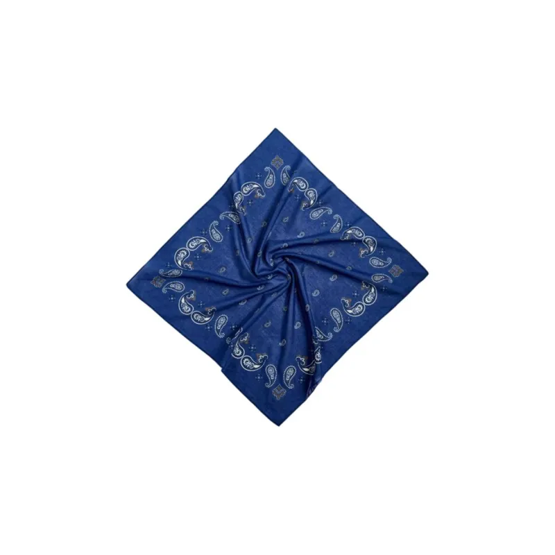 ZARA Cotton Headwraps Men's Blue-1