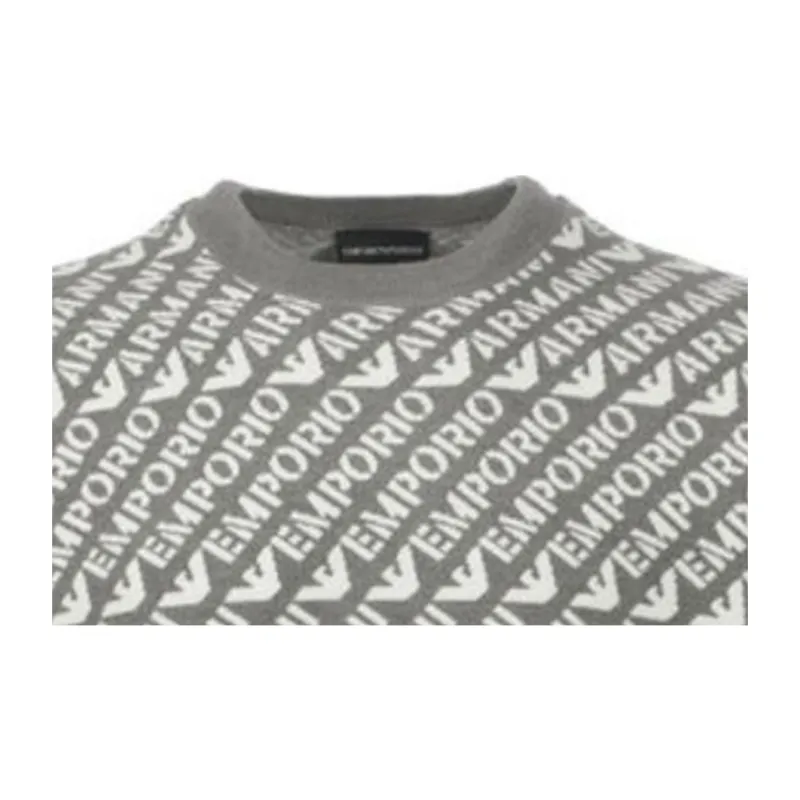 EMPORIO ARMANI Sweaters Men Gray-3