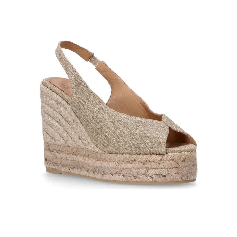 Castañer BARBARA Wedge Heel High Heels Women's Light Umber-2