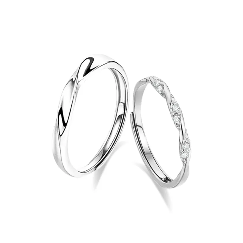 VEZA Sterling Silver Rings Unisex-12