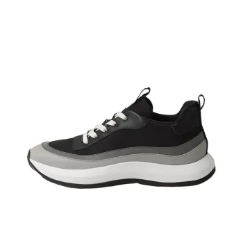 HERMES Gramme Low Top Casual Shoes Men's Black