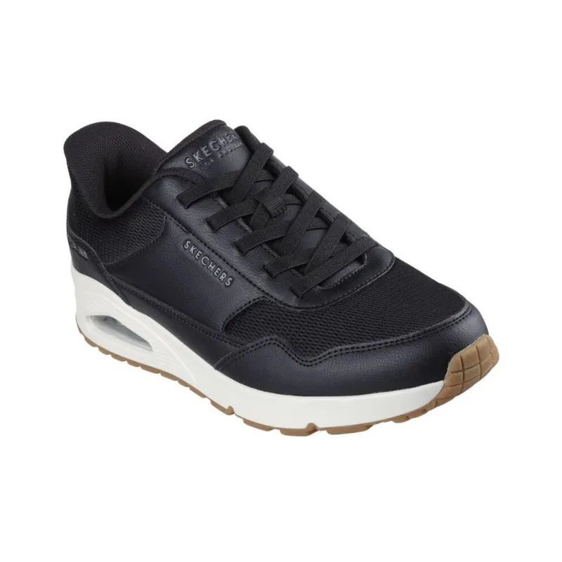 Skechers Slip Ins Cushioning, Slip Resistant, And Abrasion Resistant Low Top Casual Shoes Men's Black-2