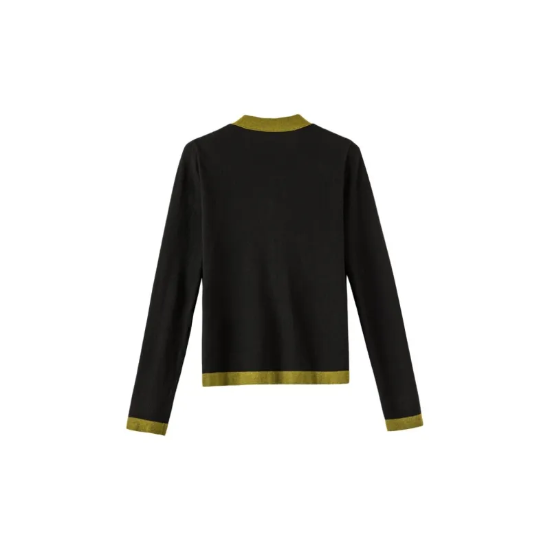 Late White Knitwear Women's Black-3