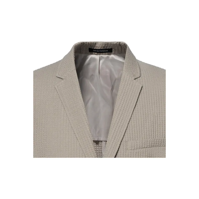 EMPORIO ARMANI FW23 Business Suit Coat Men's Light Linen-3
