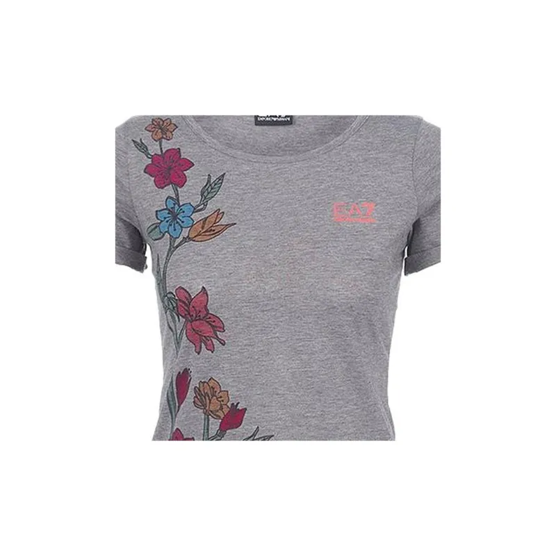 EMPORIO ARMANI EA7 T Shirts Women's Gray-3