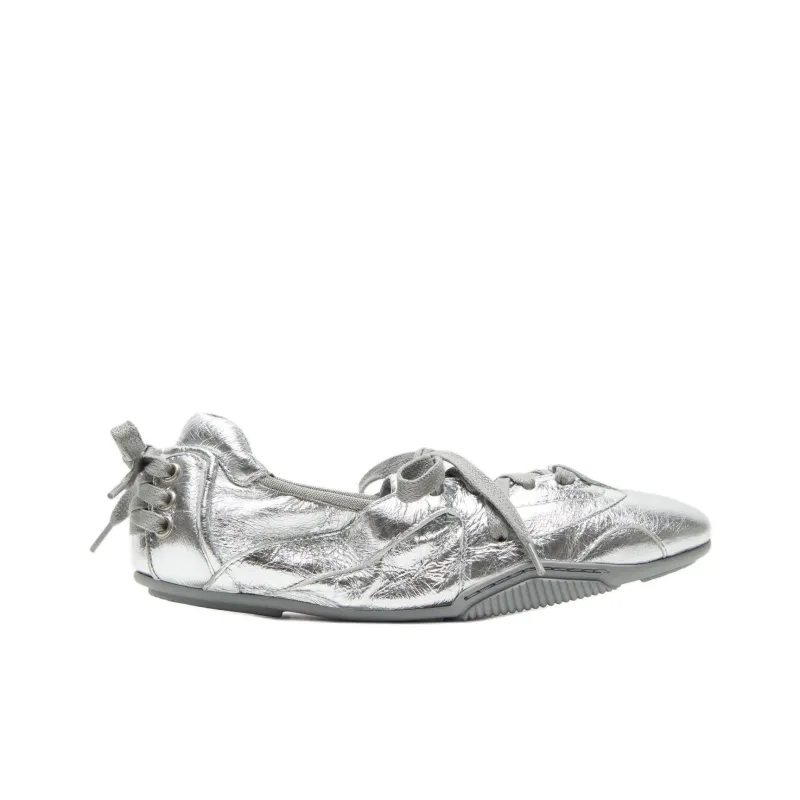 Acne Studios 2025 New Year Limited Collection Casual Single Shoes Women's Silver-1