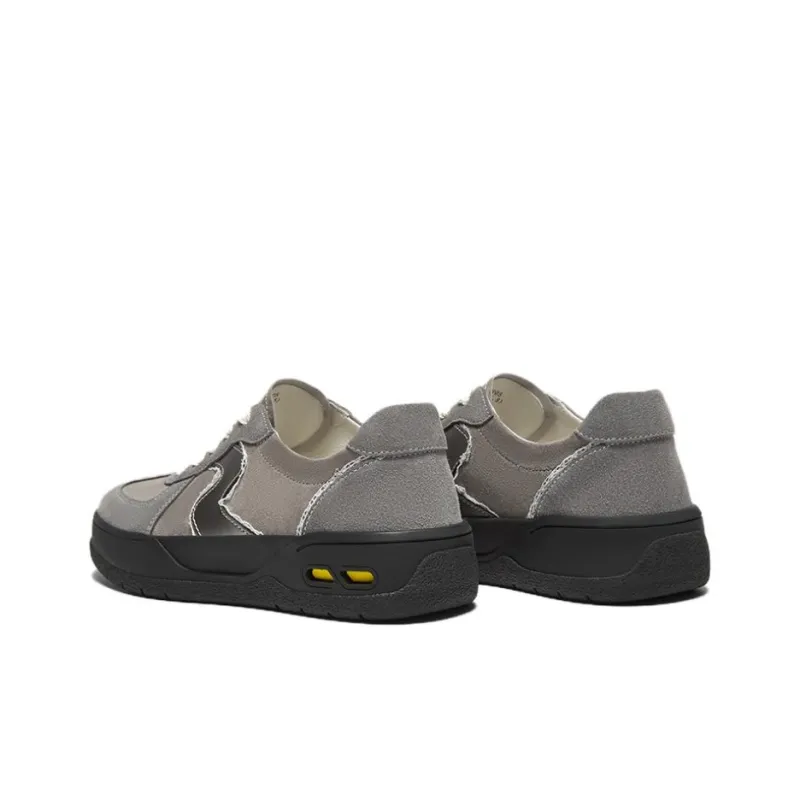 SKAP Cream Mousse Height Increasing Lightweight Breathable Low-Top Skateboard Shoes Women's-3