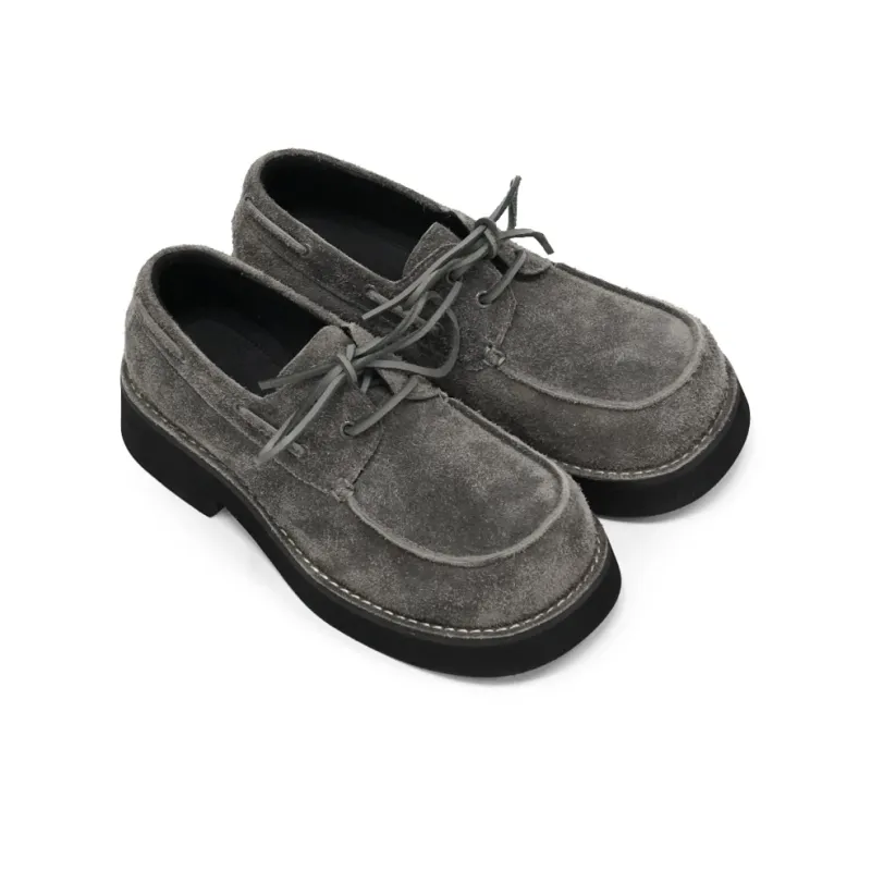 New Korea Men's Casual Shoes Men Low Top Gray, Black-3