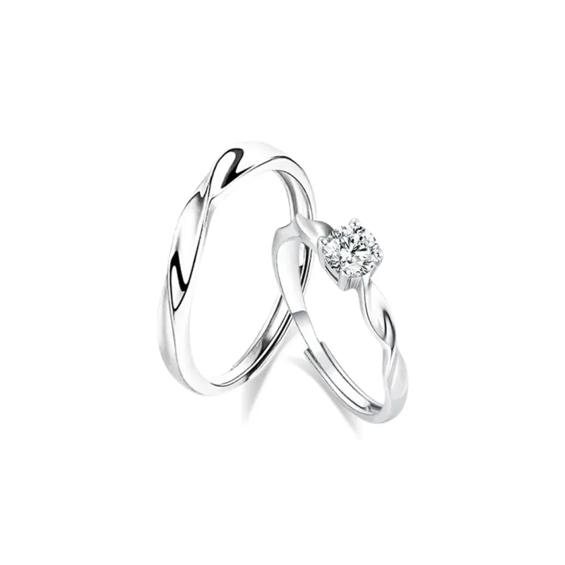 VEZA Sterling Silver Rings Unisex-11