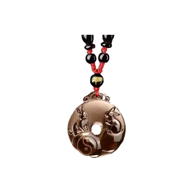 Sweet Kisses Obsidian Necklaces Unisex-0
