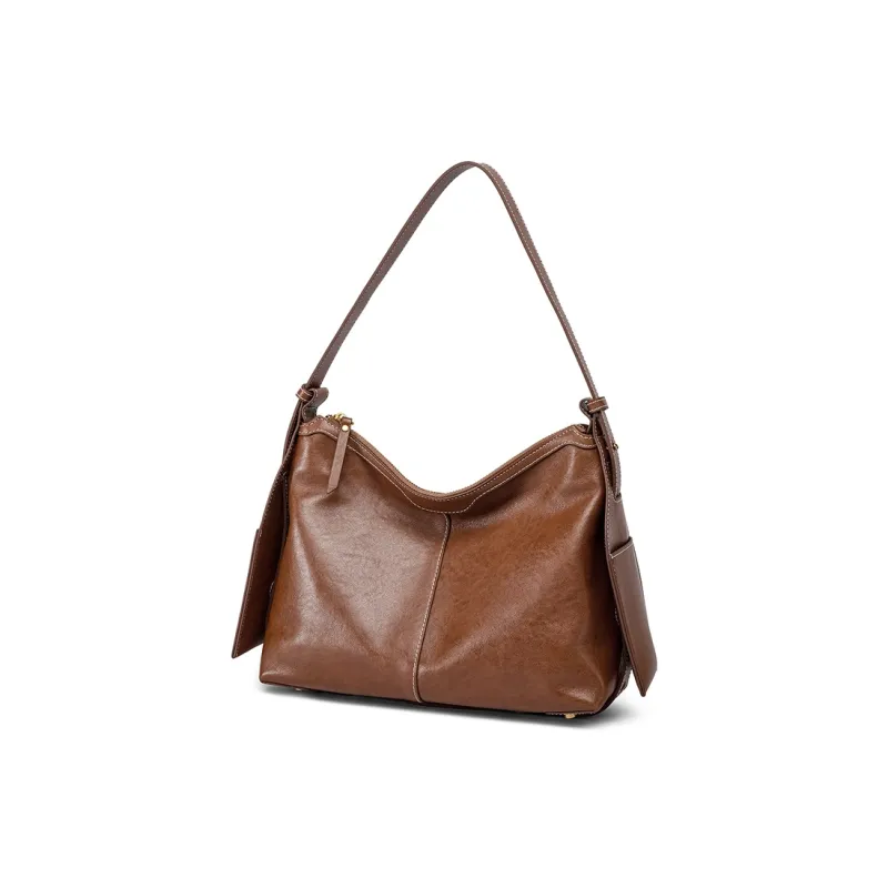 Ceion Keust Top Grain Cow Leather Shoulder Bag Crossbody Bag Women's Multicolor-9
