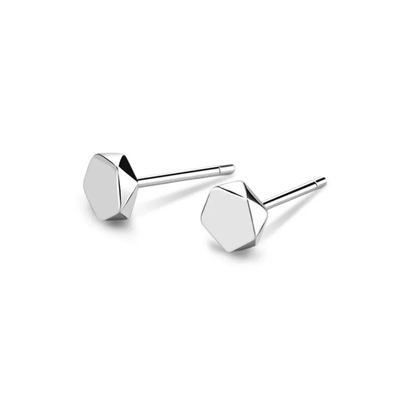 VEZA 999 Fine Silver Stud Earrings Women's-8