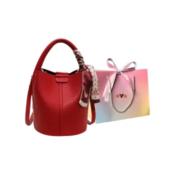 Yalu PU Handbag, Shoulder Bag Women's Black/Red