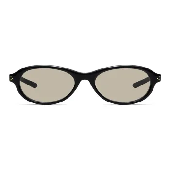 GENTLE MONSTER Acetate Metal Oval Sunglasses Unisex Black