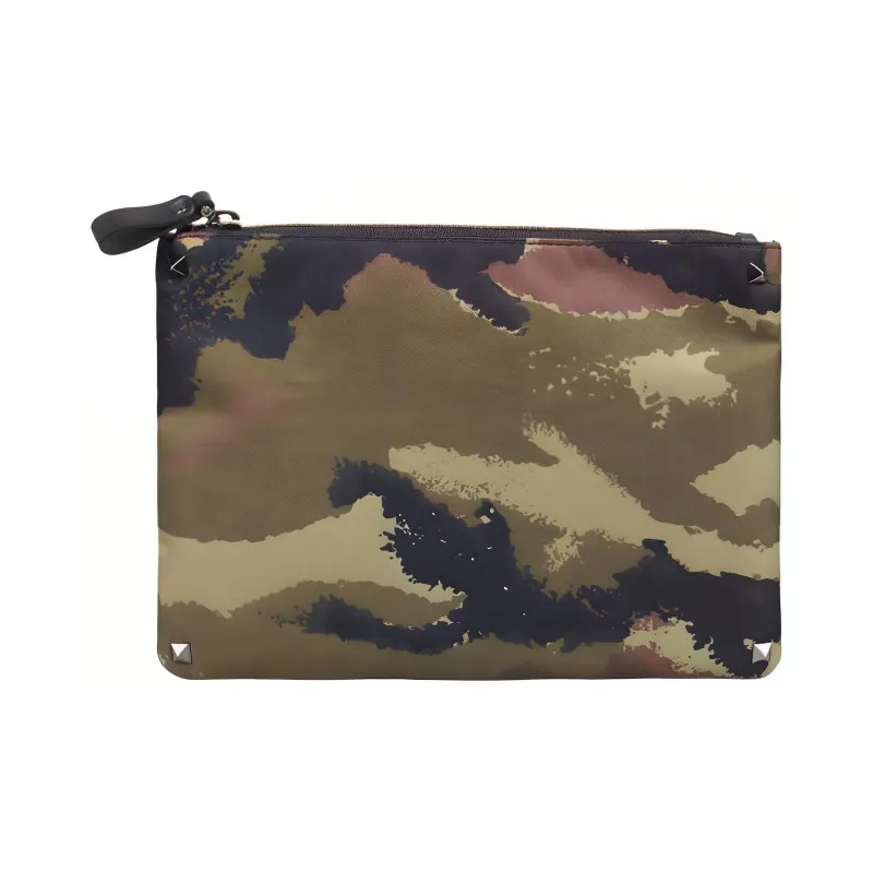 Valentino Nylon Clutch Unisex Camouflage-0